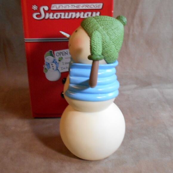 Hallmark Fun in the Fridge Snowman Talks & Sings Works 8" w/Box Christmas 2009 - Picture 4 of 12
